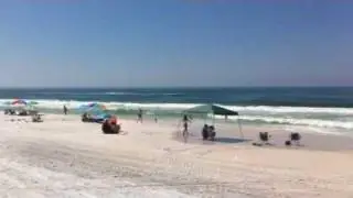 Oil-Free Fun on Florida Beach