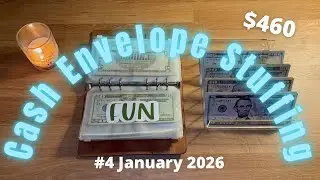 Cash Envelope Stuffing #4 January 2026 // Weekly Budget
