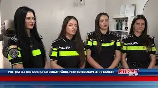Polițistele din Gorj și au donat părul pentru bolnavele de cancer
