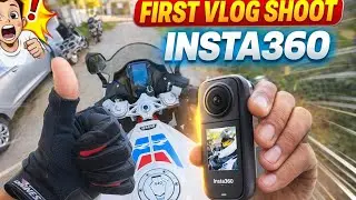 Insta 360 First Video 😍 | 360 Camera Bike Ride | POV Vlog