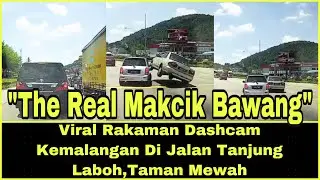 Viral Rakaman Dashcam Kemalangan Di Jalan Tanjung Laboh,Taman Mewah. The Real Makcik Bawang 😅😅