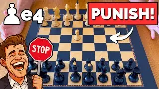 PUNISH the Most COMMON MOVE in CHESS😱❌ (1.e4)