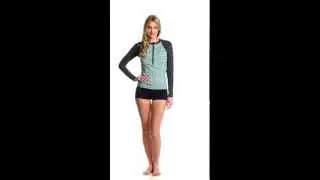 Sperry Top-Sider Women's Marrakesh Medley L/S Rashguard | SwimOutlet.com