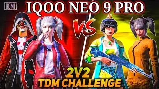 IQOO NEO 9 PRO 90fps🔥 Agressive Fight Scene Vonqueror Player's 😱2024 Test after new update