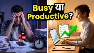 Busy vs Productive: क्या आप भी इस जाल में फंसे हैं? / 