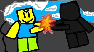 Roblox Noob Fights The Shadow 