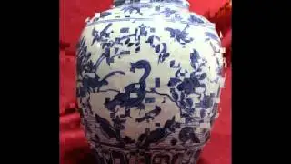 #11 Antique Chinese porcelain Middle Ming dynasty duck vase.avi