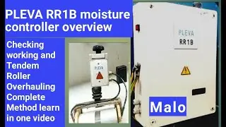 PLEVA RR1B V 7.2 and 7.3 working, checking overview and tandem roller sensor overhauling easy method