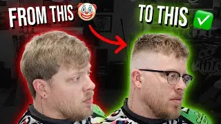 Barbers NEVER Get Haircuts 😳 High Bald Fade Crop Transformation