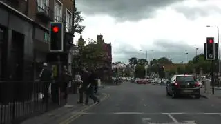 Driving Along Deansway, College Street & Sidbury, Worcester, Worcestershire, UK 22nd June 2013