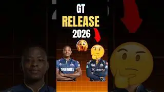 GT Release List IPL 2026 #gujarattitans
