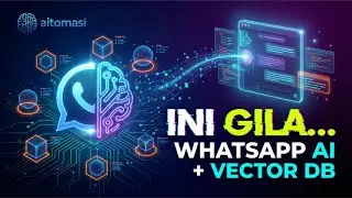 Belajar n8n dari Nol - Gila&hellip; Chatbot WhatsApp AI Ini Pakai Vector Database (Full Tutorial)