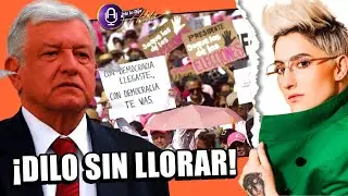 AMLO anda de “ardilla” por la Marcha por la Democracia | MACA