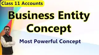 Business Entity Principle | Business Entity Concept क्या होता है? | Accounting Principles | Class 11