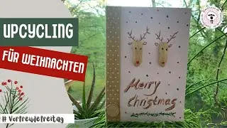Coco`s Deko / Karte zum Verschenken / Upcycling / Weihnachten / Vorfreude-Freitag
