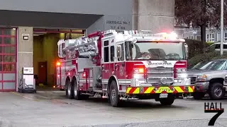 Vancouver Fire Rescue Services - *NEW* Tower 7 & Squad 7 Responding