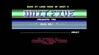 Commodore 64 demo: Unit 5 - Mega II (1989)