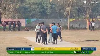 Karodha B vs Babepur 11 live cricket match | Baba Parthidas  Cricket Tournament Karodha live - Karo
