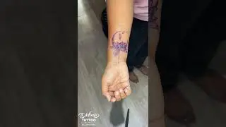 Cover up tattoo | blast 😳 #rajkottattoo #rajkottattoostudio #trendingshorts #shorts #divinetattoo