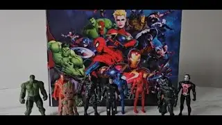 What's Inside Avengers Endgame Toy Box 12 Marvel Avengers Superhero Egg Surprise Toy