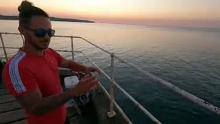 Whitby pier sea fishing