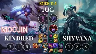 RNW Moojin Kindred vs Shyvana Jungle - KR Patch 11.4
