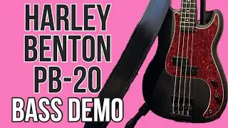 Harley Benton PB-20 SBK Demo - Modified P Bass Sound Test (no talking) - Thomann