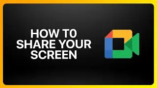 How To Share Your Screen In Google Meet Tutorial
