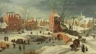 A Quiet Winter Wonderland | Snowfall TV Wall Art (No Music)
