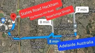 States Rd, Hackham SA 5163 To Noarlunga Adelaide, Australia Vacation Travel Guide HD4k Quality