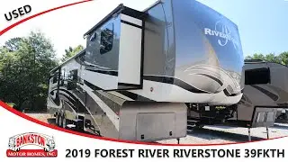 Used 2019 Forest River RV RiverStone 39FKTH