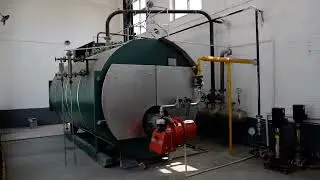 Gas/Oil Fired Steam Boiler Room Piping Diagram #boilerroom #boilerservicing #boilerservice