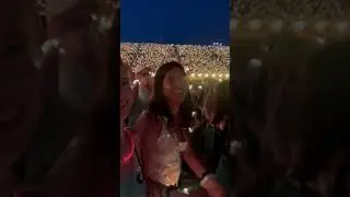 Perfect Timing At Coldplay Concert