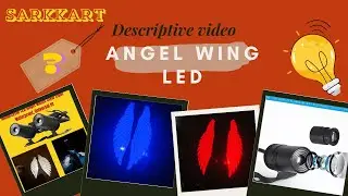 Angel Wing Light | Descriptive Video | Angle Wing Light For Bike/Car 🚗 🏍️🤩🤩