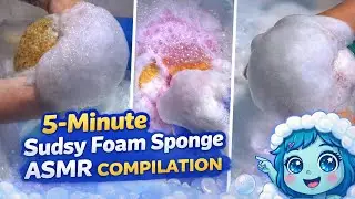 5-Minutes Sudsy Sponge Compilation | 5 Product Edits: Lundmark, Cif, Pinesol, Pinalen & Lavender ☁️