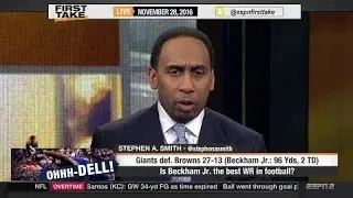 ESPN First Take - Is Odell Beckham Jr. The Best WR In NFL?