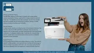 HP Color LaserJet Pro MFP M479fdw Your All in One Office Solution