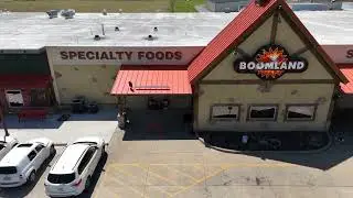 Boomland fly by using DJI Mini 4 Pro