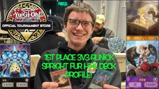 Yu-Gi-Oh! 1st Place 3v3 Runick Spright Fur Hire Deck Profile! Draw 6! |Chicagoland 3v3! | June 2023!