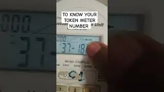 Чтобы узнать номер вашего счетчика токенов #shorts #token #kenyapower