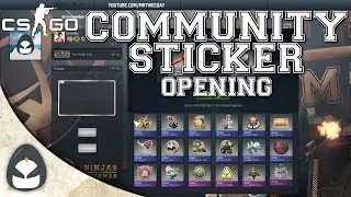CS:GO - Community Sticker Capsule 1 Opening