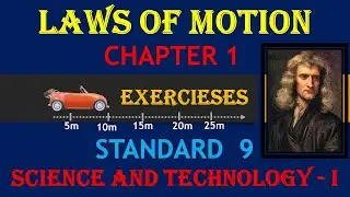 EXERCISE Swadhyay Laws of motion | Chapter 1 Class 9 | Science and Technology swadhyay std9 chapter1