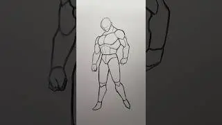 How to Draw Son Goku Ultra Instinct Pose ⭐️Tutorial⭐️ #dragonball #dbz #songoku #goku #tutorial #art