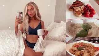 WHAT I EAT IN A DAY | Realistic, Healthy, Easy Meals + Intermittent Fasting.. ✨