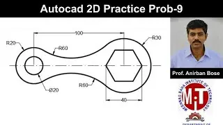 Autocad Practice Problem 9