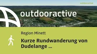 Flyover-Video: Kurze Rundwanderung von Dudelange (D&uuml;delingen) &uuml;ber FL 142 am 8. Mai 2025