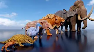 Prehistoric Animals 3d Size Comparison And Time Period