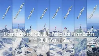 Experience Nepal's 8000m Peaks Like Never Before: In Full 360&deg; Virtual Glory