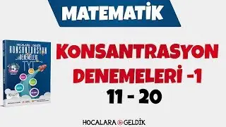 TYT Konsantrasyon Denemeleri -1 / Matematik - 11 - 20