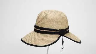 Best Vacation Hat | Women's Neutral, Raffia Backless, Brim 3.5